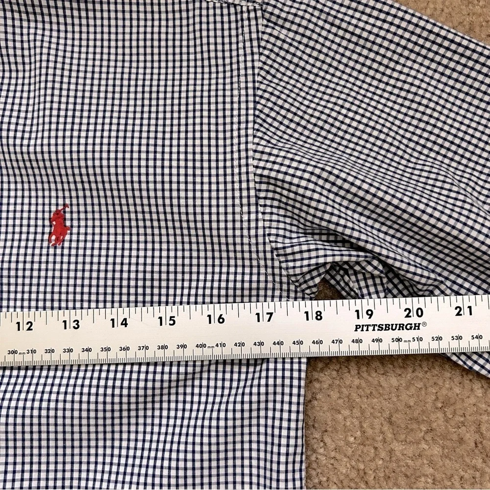 Ralph Lauren Gingham Long Sleeve Button Down Shirt
